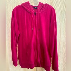 Lands’End terry cloth zip up hoodie